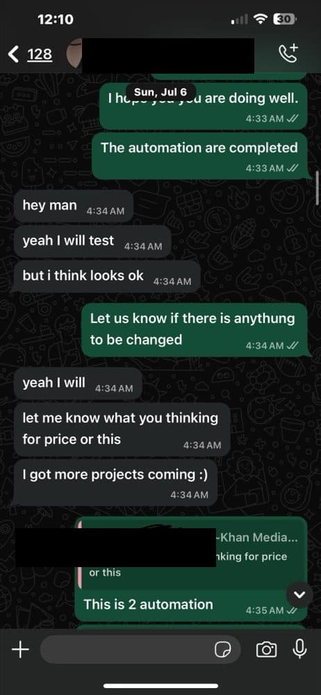 Client testimonial 2